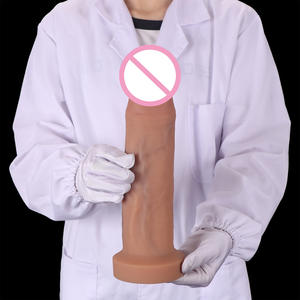 Dildo Penis Silikon Cair Coklat Realistis untuk Vagina dan Anus, Mainan Seks Dewasa, Stimulasi G-spot dan Prostat, Orgasme, Penis Mirip Asli dengan Suction Cup Kuat - Product Image 1