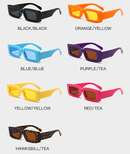 Lmamba 3402 New Fashion Small Frame <b>Retro</b> Rectangle Custom Logo UV400 Design 2025 <b>Sunglasses</b> Women Men High Quality Eyewear - Product Image 4