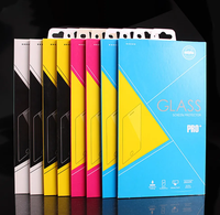 Boîte d'emballage en papier avec logo personnalisé pour téléphone portable Boîte d'emballage de protection d'écran en verre trempé pour iPhone pour Samsung