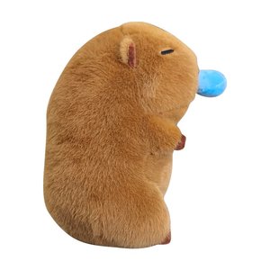 ตุ๊กตาคาปบาร่าสโนท์ของเล่นตุ๊กตาของขวัญวันเกิดน่ารักทากสัตว์นุ่มนิ่มยืดหยุ่นบรรเทาความเครียดสำหรับเด็ก - Product Image 4