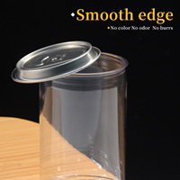 Mini canette PET 180 ml transparente pour jus de fruits avec couvercle en aluminium, boisson au fruit de la passion et au litchi, petite canette de boisson, usine