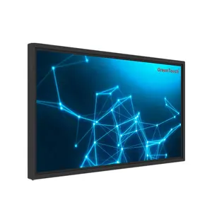 Wall mounted infrared touch screen monitor 43 inch LCD open frame touchmonitor