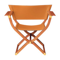 Chaise en cuir personnalisable, Portable, pliable, chaise d'extérieur, Camping, chaise en bois, chaise de salon italienne de luxe