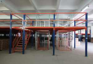 Mracking Entrepôt Étagères Mezzanine robustes et robustes Étagères de grenier Usine industrielle et entrepôt Acier épaissi - Product Image 4