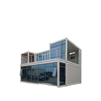 Bar en conteneur préfabriqué en acier, design moderne et économique, maisons en conteneur pour bars et cafés