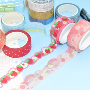कस्टम मुद्रित वाटरप्रूफ जापानी मास्किंग टेप गर्म पिघल और पानी सक्रिय चिपकने वाला वाशी टेप - Product Image 4
