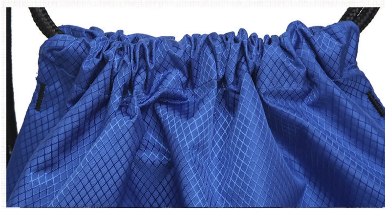 ベトナム工場カスタマイズ巾着袋シンチバックパックリサイクル防水ポリエステルスポーツジム巾着バックパック