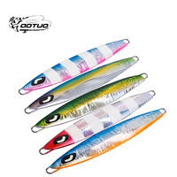 Aotuo Leurre de pêche à la traîne en métal pour bateau, appât artificiel pour l'océan, 60g 80g 100g 130g 150g 160g, vente chaude