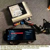 Compatible avec les systèmes NBT EVO des BMW Séries 1, 2, 3, 4, 5, X1, X5, écran large d'origine avec CarPlay sans fil ID6.