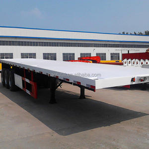 Semi-<span class=keywords><strong>remorque</strong></span> plateau 3 essieux en promotion en Afrique, adaptabilité tout-terrain, traction supérieure pour le transport <span class=keywords><strong>de</strong></span> marchandises lourdes - Product Image 6