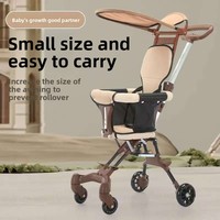 Nouvelle poussette légère en métal à quatre roues Marvel avec pliage en un clic, design compact, facile à transporter, capacité de 40 kg