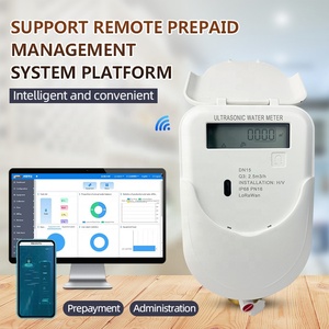 Compteur d'eau intelligent à ultrasons à piles NB-IoT prépayé sans fil avec télécommande - Product Image 4