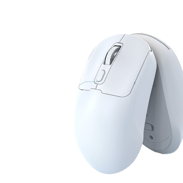 Cross-border New Ergonomic Wireless Mouse Dual-mode for Charging Right-handed Laptop 4 Buttons Game Mute USB Computer