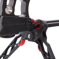 Support de support pliant noir pour arc à poulies efficace et accessoires de support de tir à l'arc de tir à l'arc