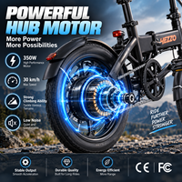 Vélo de montagne électrique pliable de 20 pouces pour adultes, moteur central, batterie au lithium 36V, cadre en acier à haute teneur en carbone, moteur sans balais, >60 km