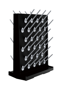 Soporte de goteo personalizable para laboratorio, tendedero de un solo lado doble, ganchos de tablero de clavijas de laboratorio para cristalería - Product Image 4