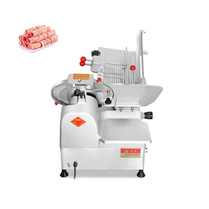 Trancheuse à viande commerciale automatique avec lames haute performance et dispositifs de sécurité, machine à découper la viande - Product Image 4