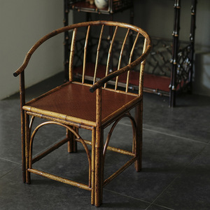 Sillón de Bambú Meilu, hecho a mano por artesanos expertos, una silla tradicional de estilo chino para salas de té y espacios de infusión. - Product Image 3