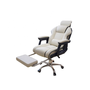 <span class=keywords><strong>Chaise</strong></span> de jeu de course pour PC <span class=keywords><strong>gamer</strong></span> de luxe au <span class=keywords><strong>design</strong></span> moderne avec revêtement en cuir PU, structure en acier inoxydable et fonction pivotante - Product Image 1