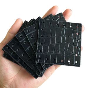 창의적인 DIY 천공 PU 가죽 시트 다양한 스타일 조합 가방 짜기 수제 가벼운 가방 액세서리 - Product Image 5