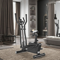 Machine de marche intérieure ultra silencieuse Contrôle magnétique Équipement de fitness elliptique Vélo d'exercice commercial à pied