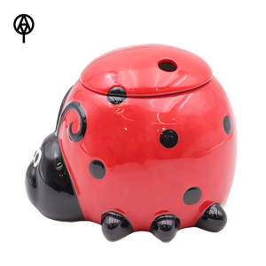 Tazza Tiki personalizzata personalizzata in porcellana carina eco-friendly per alimenti con Design colorato <span class=keywords><strong>coccinella</strong></span> per feste estive e bevande per bambini - Product Image 3