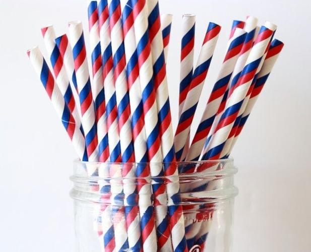 High Quality Paper Straws Independent Packaging Paper Straws Disposable Colorful Paper Straws