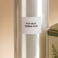 Film rétractable POF de qualité alimentaire, ultra-transparent, 12mic, 15mic, 19mic, rétraction supérieure pour l'emballage de boîtes de thé Oolong