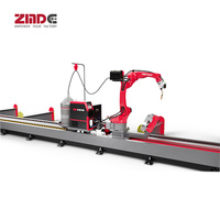 ZMDE Venta caliente 6 Axis H Beam Máquina de soldadura robótica Robot de soldadura móvil automático Estación de trabajo de soldadura robótica