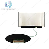 Layar Laptop AUO Original Baru Grade A 15.6" Slim EDP 30 Pin FHD B156HAN09.0 untuk Layar LCD Hitam TFT 16:9 Touchscreen
