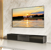 Televisor Láser a Todo Color para Sala de Estar, 120 Pulgadas, L8K (PX3 Pro), 410nit, Alta Frecuencia de Actualización para Juegos, Televisor 4K con Mueble, Pantalla de Cine, Conjunto con Descuento
