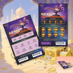 สลากกินแบ่งรัฐภูมิแบบตำนาน ราคาประหยัด ผลิตจำนวนมากตามสั่งจากโรงงาน พิมพ์ดิจิทัล ข้อมูลการจับรางวัลปลอดภัย ออกแบบฟรี จับรางวัลแบบสุ่ม - Product Image 2