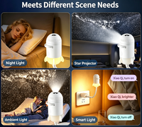 Lampe de projection USB ciel étoilé transfrontalière populaire, lumière d'ambiance romantique pour l'intérieur de voiture à commande sonore, veilleuse galaxie