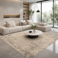 Tapis d'intérieur abstrait en polyester, écologique, de luxe, nouveau style, avec dos antidérapant, pour salon