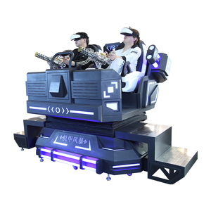 Le parc d'attractions monte 2 cinéma dynamique de vr de machine d'arcade de réalité virtuelle de l'équipement 9D de jeu de cinéma de joueurs - Product Image 1