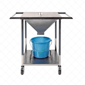 Chariot de débridement en acier inoxydable 800x500x800mm pour le nettoyage et la désinfection des plaies, usage médical - Product Image 5