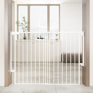 Barrière d'enfant de porte de promenade de bébé en plastique en acier de fermeture automatique pour l'intérieur-pour l'installation facile de toilette d'escalier de <span class=keywords><strong>maison</strong></span>, barrière de bébé - Product Image 2