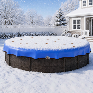 Cubierta para Piscina, Lona de Polietileno de Alta Resistencia, Aislamiento Térmico, Protección UV, Cubierta de Seguridad para Invierno, Impermeable, Venta al por Mayor, Tamaño Personalizado - Product Image 1