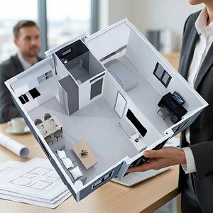 Casa Contenedor Expandible de 2 Dormitorios, Casa Modular Prefabricada de Lujo, <span class=keywords><strong>Cabaña</strong></span> Plegable de Instalación Rápida y Moderna para Viviendas Pequeñas, Estándar AU - Product Image 1