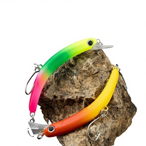 Hai-ähnlicher Köder Halbmond Sinkender <span class=keywords><strong>Minnow</strong></span> Jigging Kunstköder aus Kunststoff mit Haken für Süßwasserfische Angelzubehör Großhandel - Product Image 1