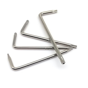 T10 T15 Tournevis Vis Matériel Outil L Forme Nickel Zinc <span class=keywords><strong>Torx</strong></span> Clé avec Trou Sécurité Clé Clé - Product Image 3