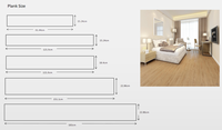 Revêtement de sol LVT 3 mm économique, auto-adhésif, écologique, ignifuge, pour appartement, intérieur, facile à poser, style chêne, PVC, design graphique