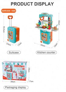 Juguetes Educativos de Cocina para Niños de 2 a 14 Años, Juego de Utensilios de Plástico ABS para Hacer Comidas - Product Image 6