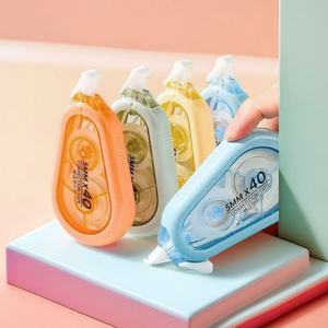 学生用高粘度透明プラスチック両面修正テープ 5MM 3m 長持ちシームレスグリッド強力接着剤 - Product Image 2