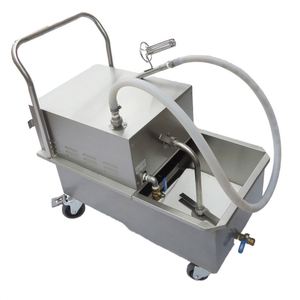 Foodspark LY-55 Electric 220V Metal 48L KFC Deep Frying Oil Filter Machine Recycle Oil Filter Press Commercial Cooking Oil - Product Image 1