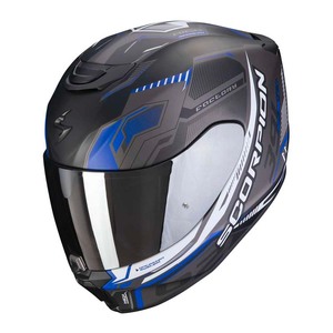Casco Integrale Scorpion Exo-391 Bianco Blu Nero M in Policarbonato per Moto - Product Image 1