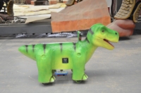 Modèle de scooter animatronique électrique personnalisé à monnayeur pour enfants, en forme de dinosaure, pour parcs d'attractions et centres commerciaux