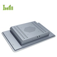 Panel sentuh kapasitif 21.5 inci All-in-One Industrial dengan J1900 6COM Multi Touch Linux & Win IP65 dalam stok