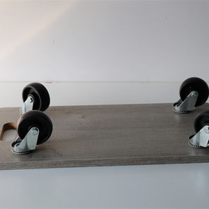 Chariots en bois pour bricolage Chariot en contreplaqué avec mélamine à grain de bois - Product Image 2