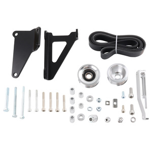 Kit de démontage A/C et P/S pour moteurs K20 K24, pièces en acier moulé noir et argenté - Product Image 1
